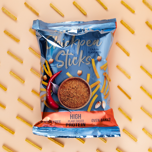 PATISWISS - Cajun Flavored Chickpea Sticks