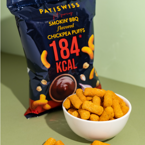 PATISWISS - Smokin’ BBQ Flavored Chickpea Puffs