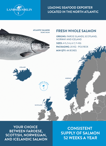 Landshandilin - Leading Salmon Exporter Located In The North Atlantic