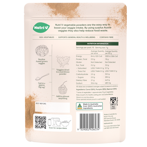 Vegetable Powder - Sweet Veg 70g