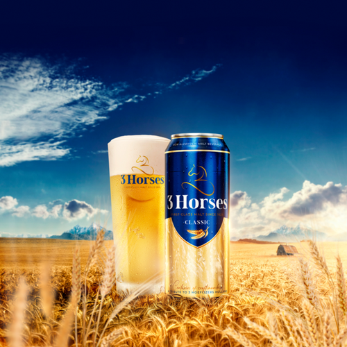 3 Horses Classic Can 500ml