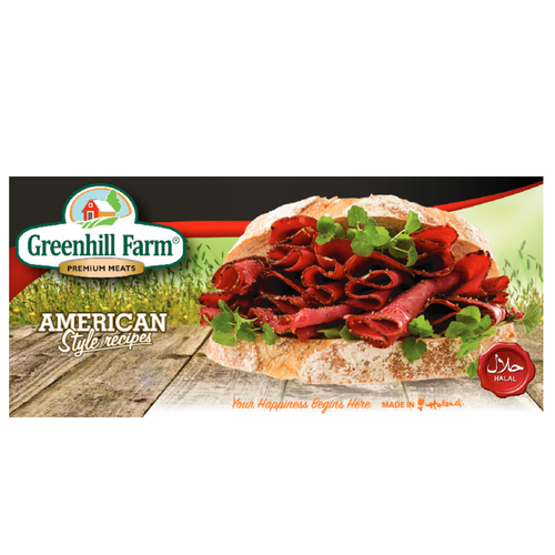 Greenhill Farm premium halal cold cuts and hotdogs