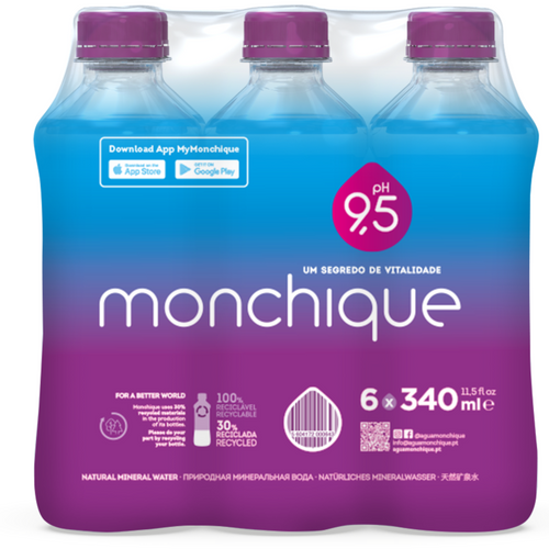 Alkaline Natural Mineral Water Monchique  340ml