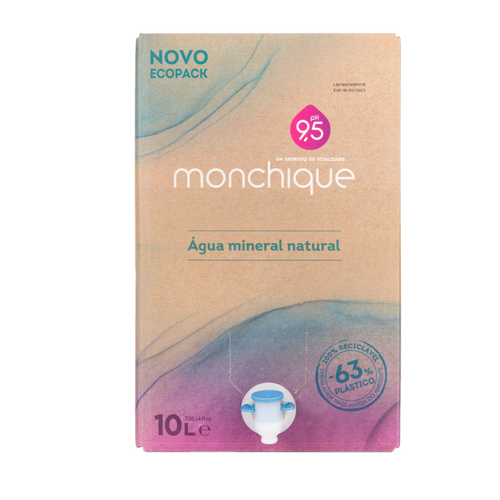 Alkaline Natural Mineral Water Monchique  ECOPACK 10L