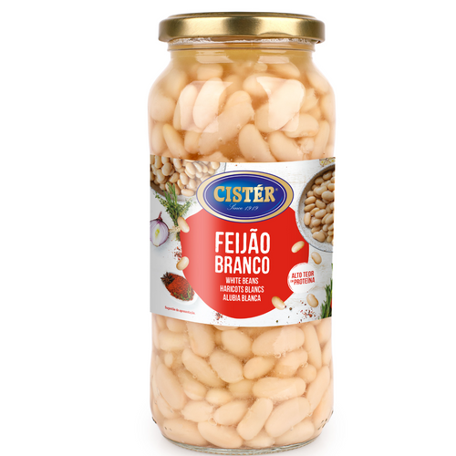 Canned cooked beans