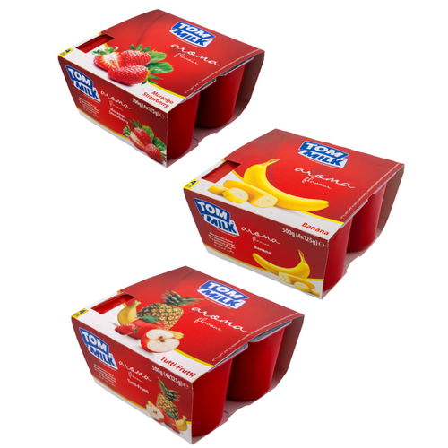 Long Shelf Life Yoghurts 4x125g