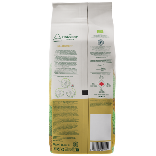 DELTA CAFÉS HARVEST BIO + RAINFOREST (Coffee beans)