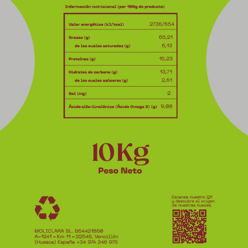 CHANDLER WALNUT 1ª 34-36 PLASTIC BAG 10KG OR 5KG