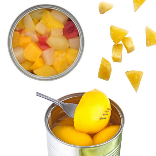 Canned fruit