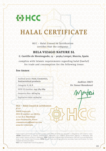 HALAL CERTIFICATE