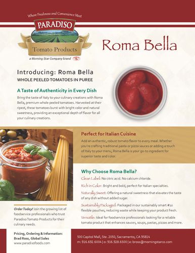 Bella Roma Flyer