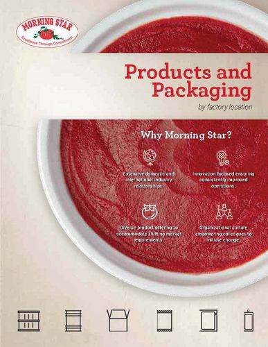 Products and Packaging Brochure