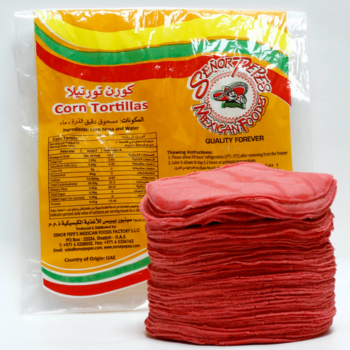 Red corn tortilla