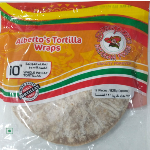Whole wheat flour tortilla