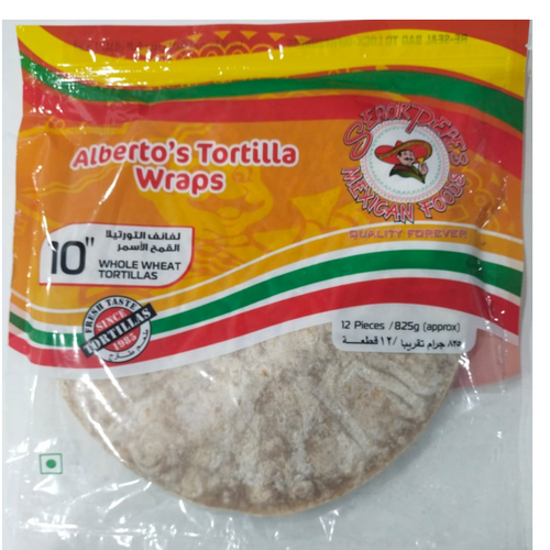 Whole wheat flour tortilla