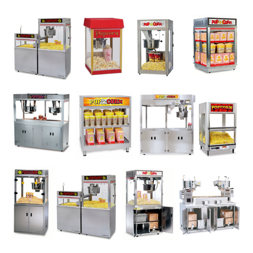 Automatic popcorn machines