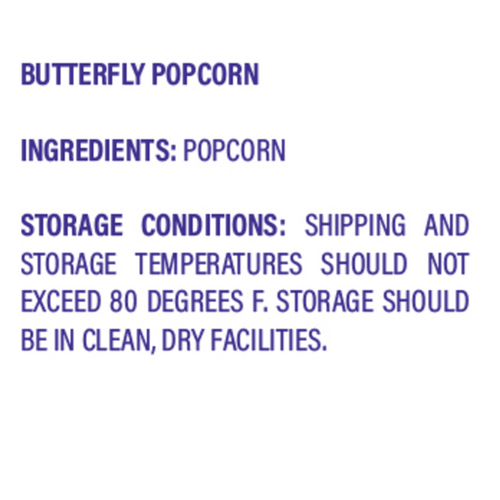 Premium Butterfly Popcorn