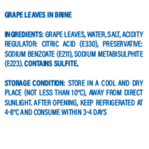 Grape Leaves in Bucket
