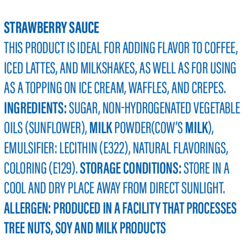 Strawberry Sauce