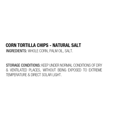 Corn Tortilla Chips - Natural Salt
