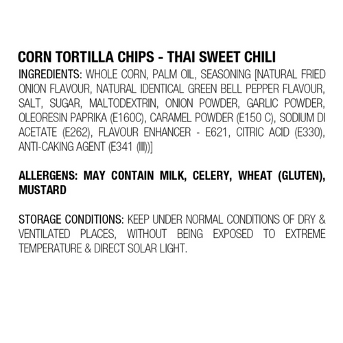 Corn Tortilla Chips - Thai Sweet Chilly