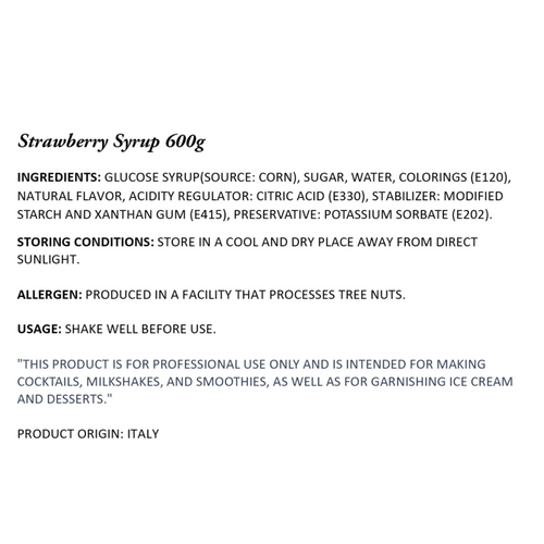 Strawberry Syrup