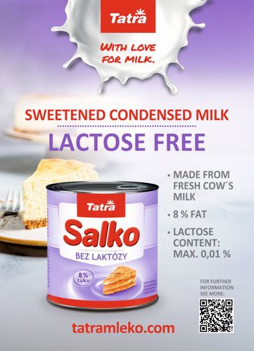 Condensed milk - lactose free