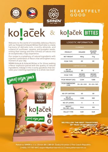 Kolacek Sweet Crispy SnacK - datasheet