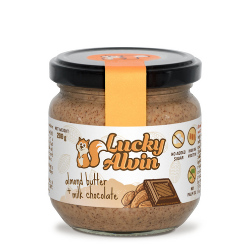 almond butter + milk belgium chocolate