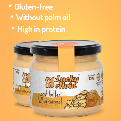 peanut butter + salted caramel