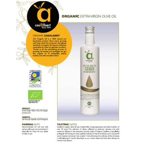 ORGANIC EXTRA VIRGIN OLIVE OIL