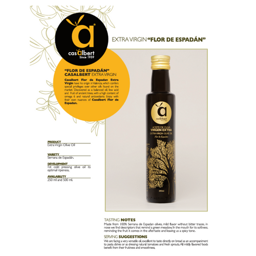 DOP FLOR ESPADAN EXTRA VIRGIN OLIVE OIL