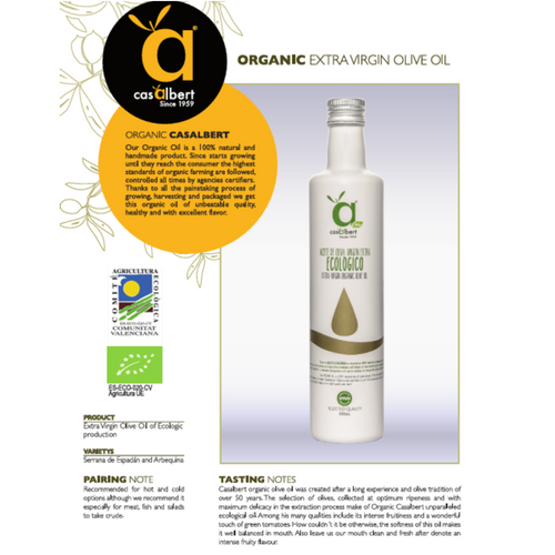 ORGANIC EXTRA VIRGIN OLIVE OIL