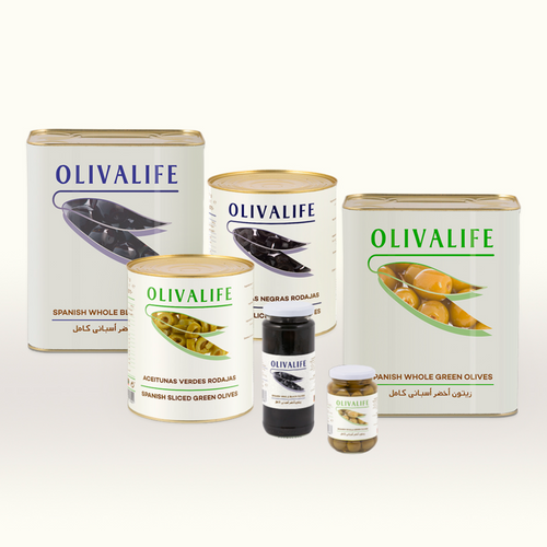 BLACK AND GREEN TABLE OLIVES