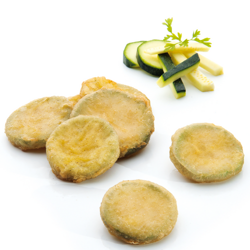 Battered courgette