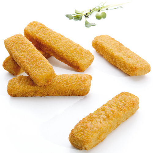 Breaded hake sticks