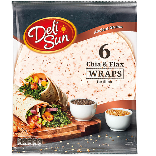 Chia & flax tortilla