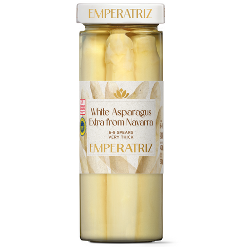 White Asparagus Extra from Navarra SPEARS VERY THICK
