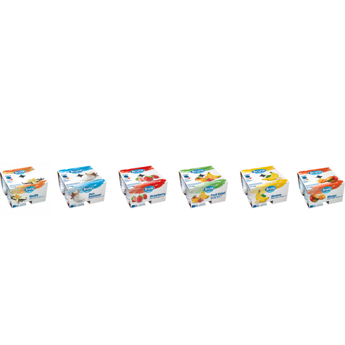 LONG-LIFE YOGURT 4x125 gr Shelf Stable – Plain Sweetened