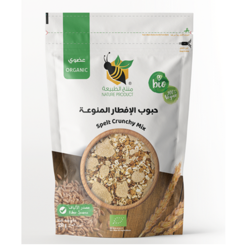 Muesli, spelt crunchy mix