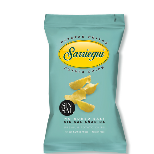 SARRIEGUI POTATO CHIPS NO ADDED SALT