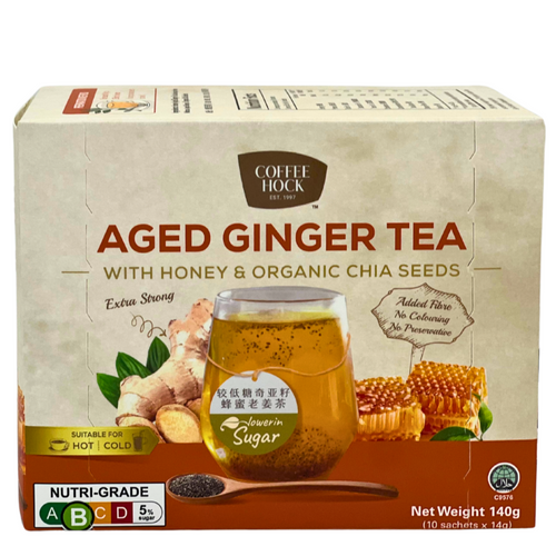 Aged Ginger Tea with Honey & Organic Chia Seeds