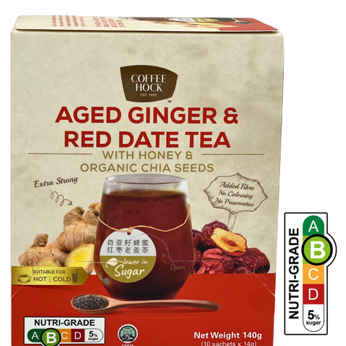 Aged Ginger & Red Date with Honey & Organic Chia Seeds