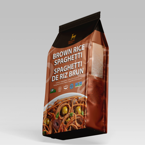 Flower Deer Brown Rice Spaghetti