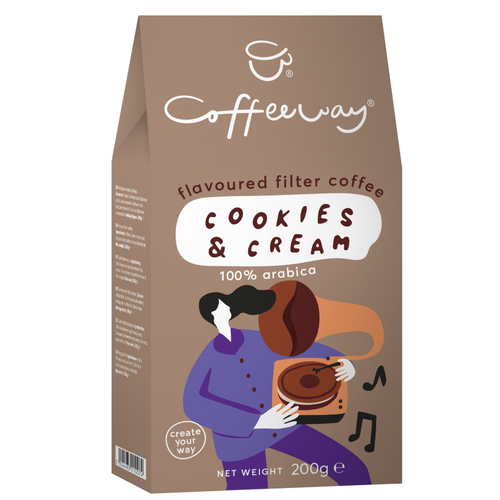 Coffeeway Flavoured Filter Coffee Cookies & Cream