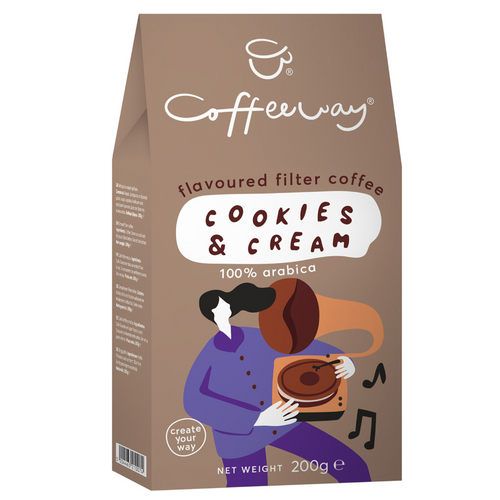 Coffeeway Flavoured Filter Coffee Cookies & Cream