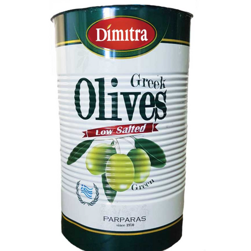Black & green low salted Olives