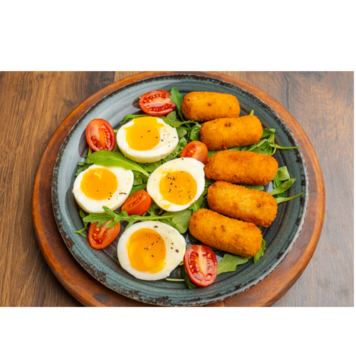 Pastirma cheese croquette