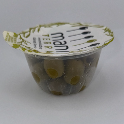 Brineless Olives in Cup