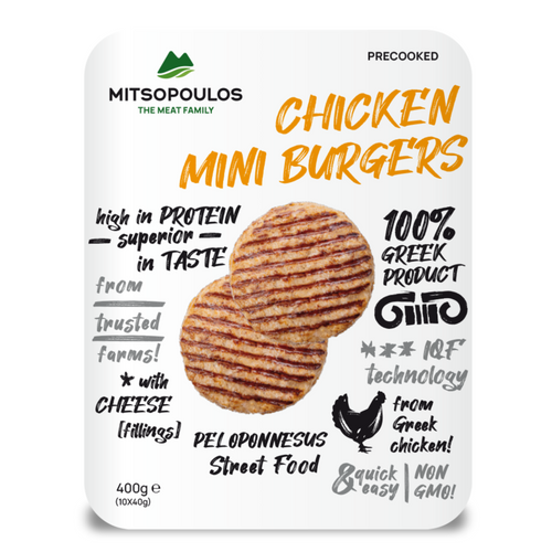 Chicken Mini Burgers Precooked